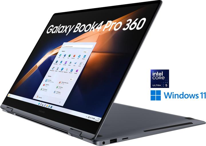 Produktbild Samsung Galaxy Book4 Pro 360 (16", 512 GB, 16 GB, DE, Intel Core Ultra 5 125H)