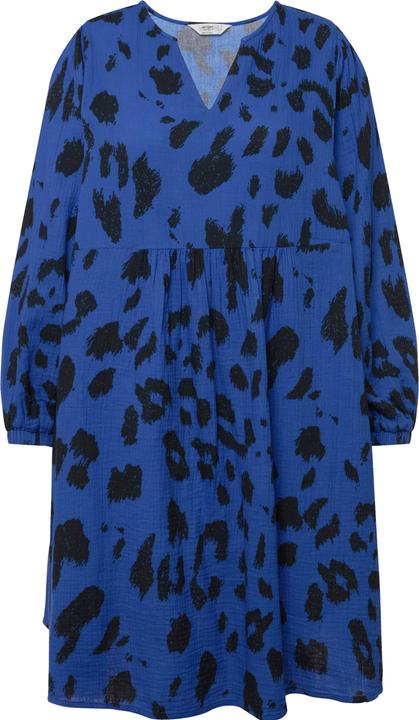Produktbild Angel of Style Musselin-Kleid, Leodruck, Tunika-Ausschnitt, weite Ballonärmel (48)
