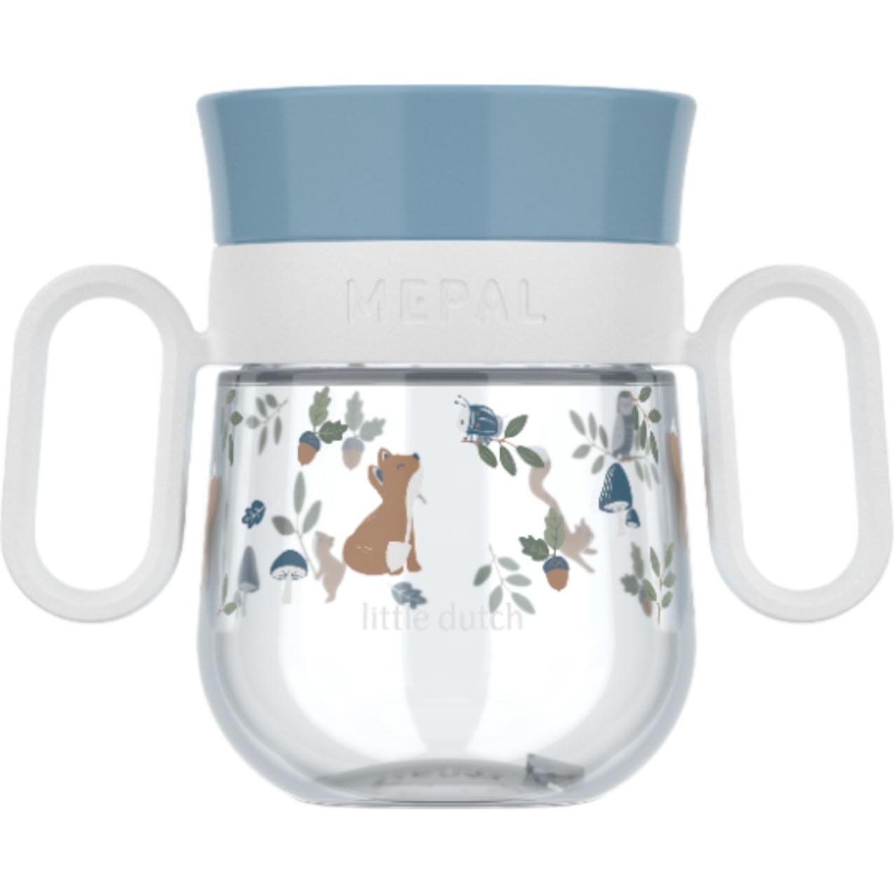 Thumbnail - Mepal, Kindergeschirr + Kinderbesteck, Little Dutch Forest Friends Trainer Cup