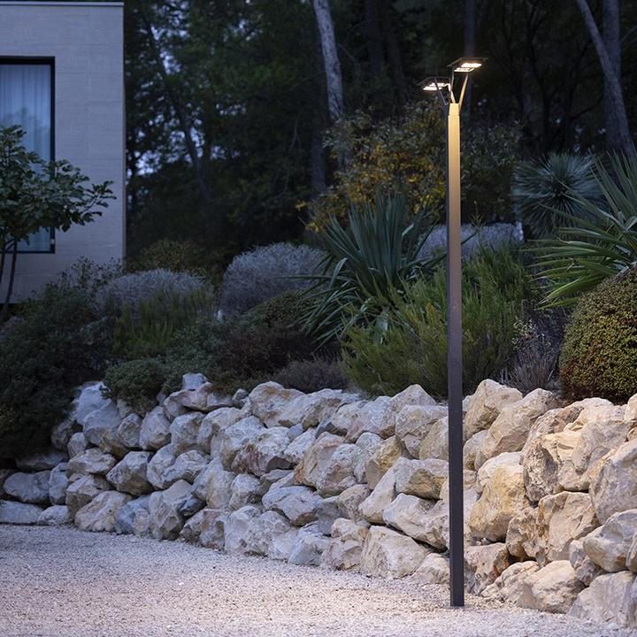 Produktbild Les Jardins Solar-Strassenleuchte aus Corten-Aluminium Envergure TINK561 (300 lm, IP55)