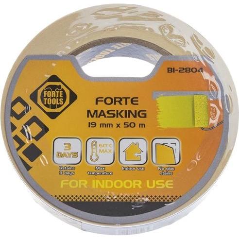 Thumbnail - Forte tools, Klebeband, Painting Tape 50 M X 19 mm Forte Tool
