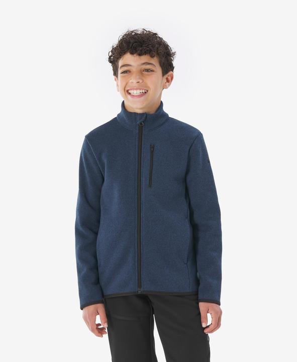 Actual product image Quechua Fleecejacke Kinder Gr. 122–170 warm Wandern - NH500 Full Zip Knit (146)