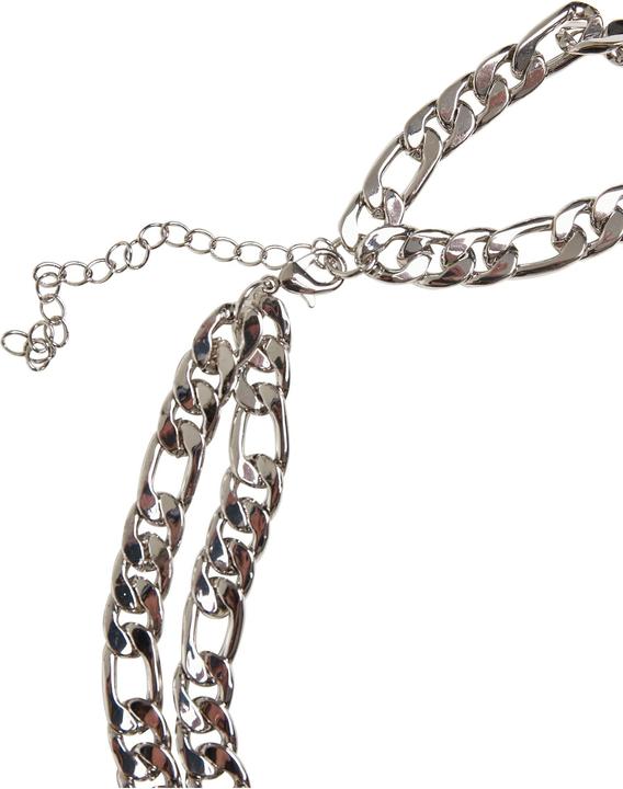Produktbild Urban Classics Figaro Layering Necklace (Array, Oberstoff 1: 100% Eisen)