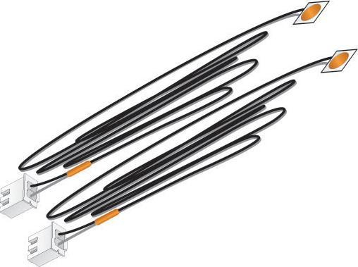 Actual product image Bachmann Trains Orange Stick-on LED Lights