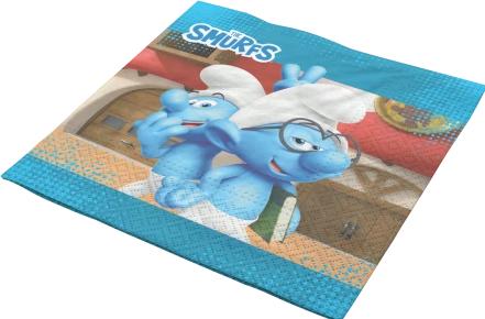 Actual product image Partyfactory Napkins The Smurfs