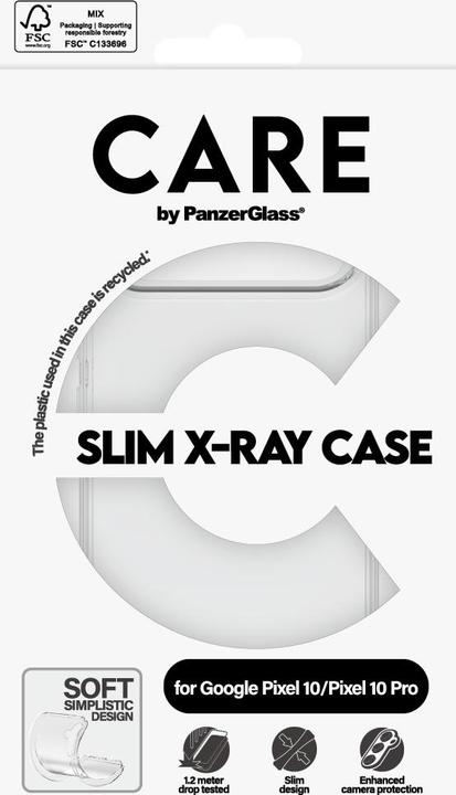 Immagine prodotto Care Transparent Case X-Ray (Google Pixel 10, Google Pixel 10 Pro)