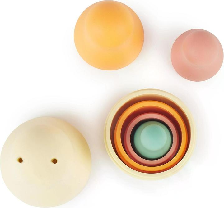 Image du produit Bieco Jouet empilable Matriochkas en silicone Tropical Vibes