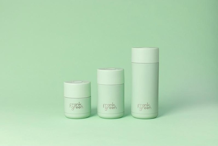 Produktbild Frank Green Edelstahl Keramik Cup - Button (0.60 l)