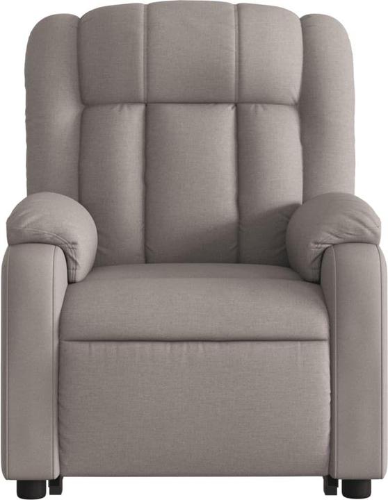 Actual product image vidaXL Relaxing armchair Stand-up aid armchair TV armchair Reclining armchair Taupe fabric