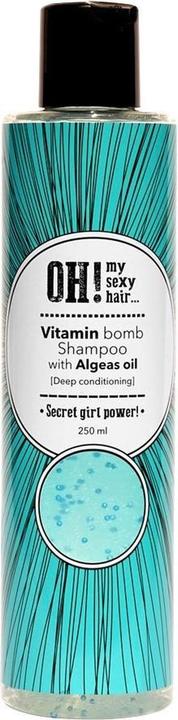 Sexy Hair Vitamin Bomb Shampoo mit Algeas Öl, 250ml (250 ml)