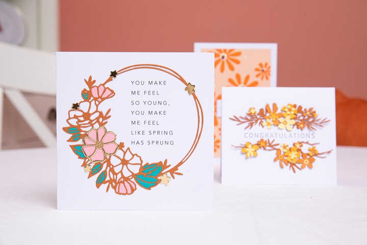 Actual product image Sizzix Thinlits punching template "Woodland Borders"
