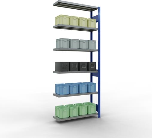 Actual product image Schulte Lagertechnik MULTIplus330 boltless bay system with length ledger