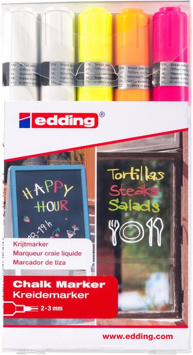 Produktbild Edding Window Marker 4095 (Mehrfarbig, 3 mm, 5 x)