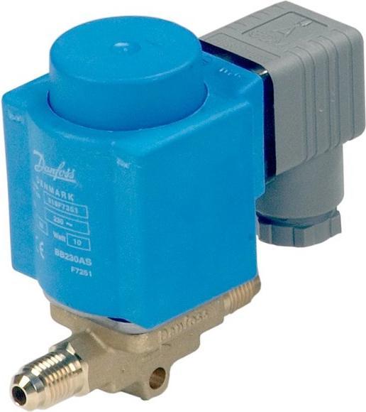 Actual product image Danfoss EVR 3 Flare, 3/8 - Solenoid valve, flare, 3/8", NC, 0.270 m3/h