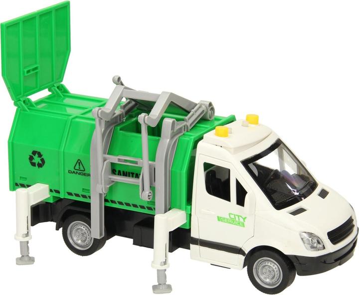 Productafbeelding Recyclingwagen met licht en geluid