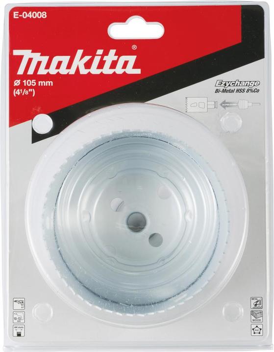 Actual product image Makita EZYCHANGE BIM hole saw E-04008 (105 millimetres)