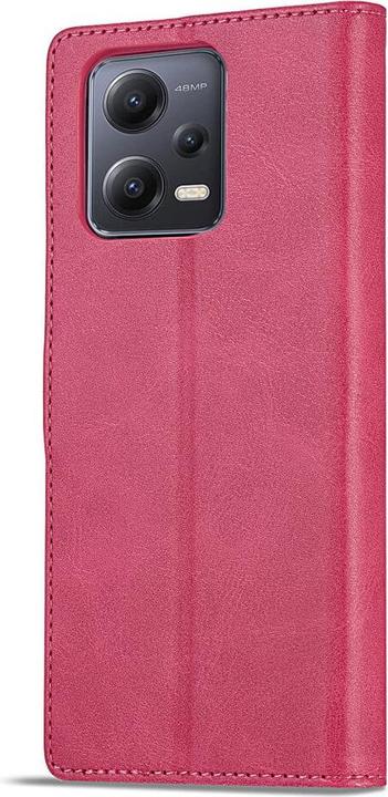 Actual product image LC.Imeeke Xiaomi Poco X5 - Leather Case Cover pink (Xiaomi Poco X5)