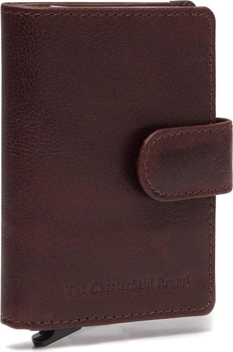 Immagine prodotto The Chesterfield Brand Portacarte di credito Antique Buff con protezione RFID in pelle 7 cm