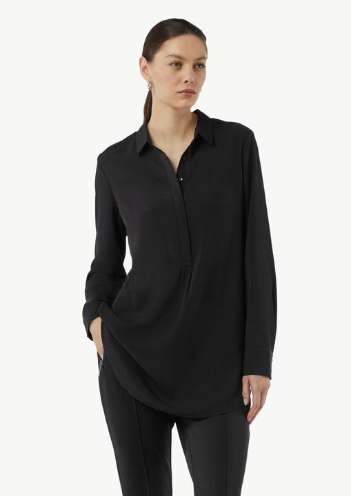 Image du produit Comma Bluse Weich fliessende Longbluse aus Chiffon (36)