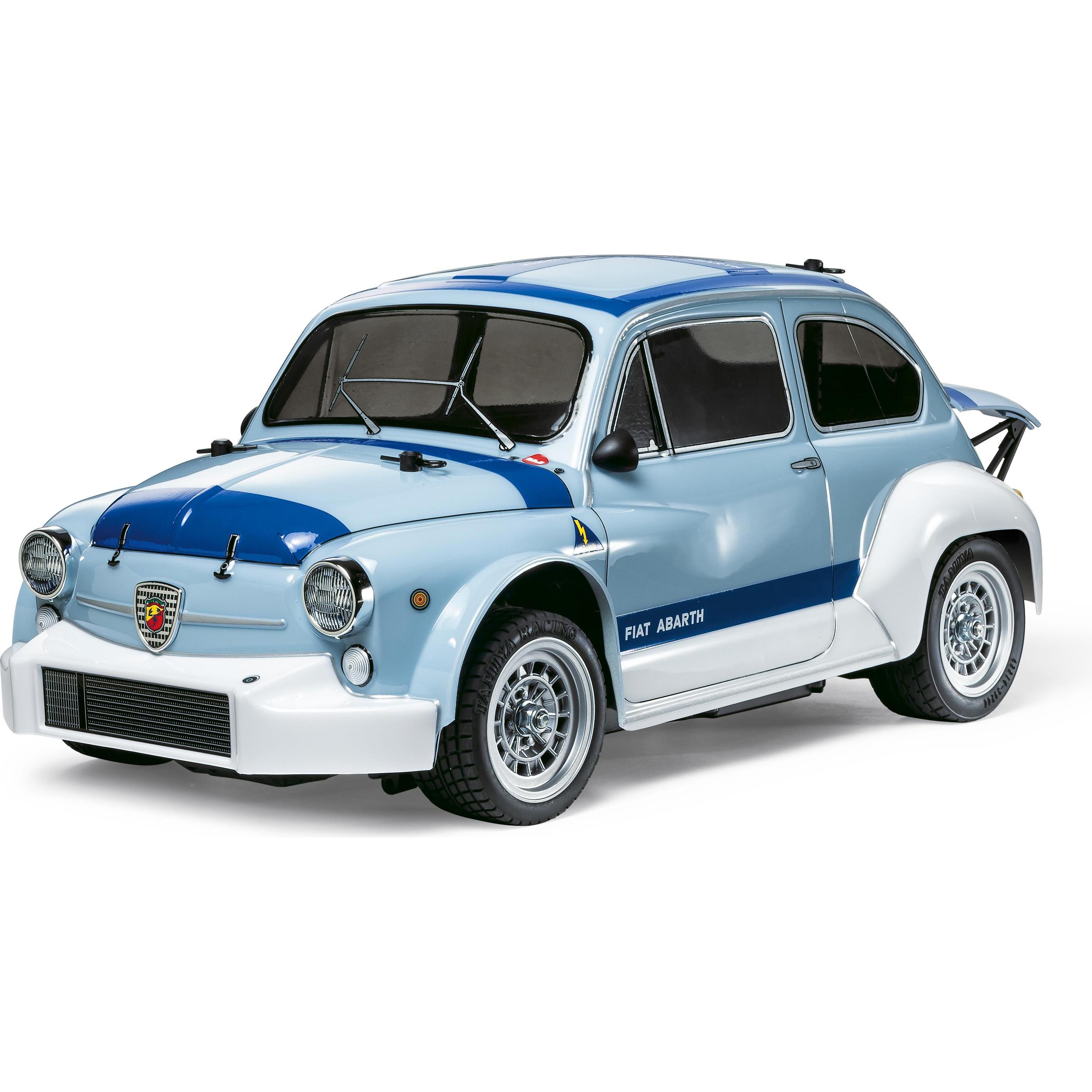Tamiya 1/10 RC Fiat Abarth 1000TCR BC Blue Gray Painted Body (MB-01) (Kit)