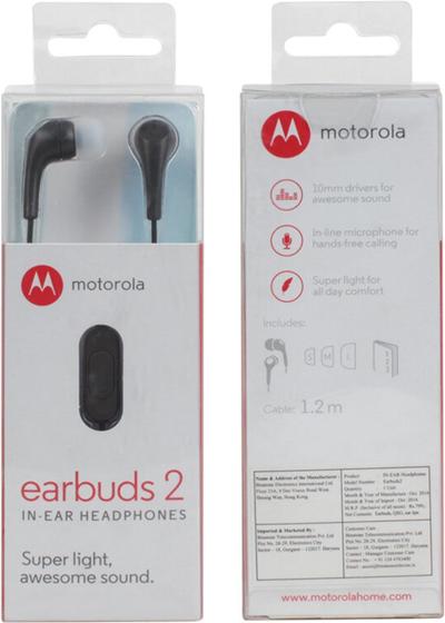 Image du produit Motorola Écouteurs 2 (Filaire)