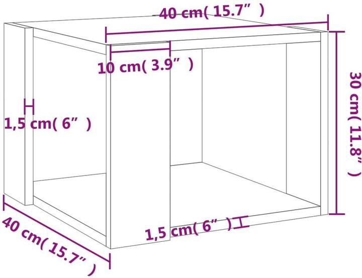 Produktbild vidaXL Couchtisch