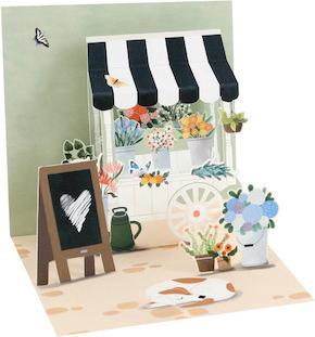 Image du produit Up with paper Carte d'anniversaire pop-up motif livres