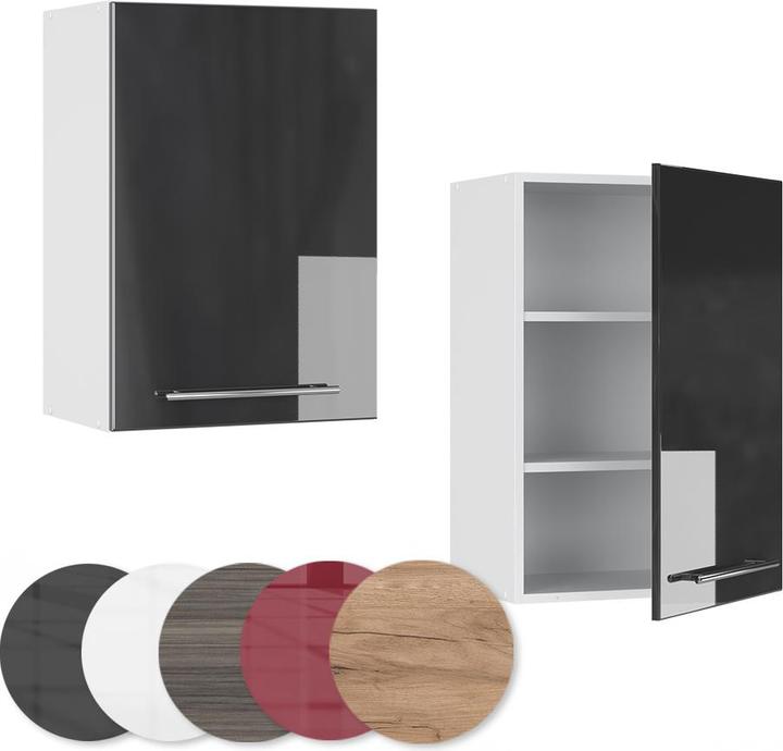 Anthrazit, Anthrazit hochglanz, Weiss