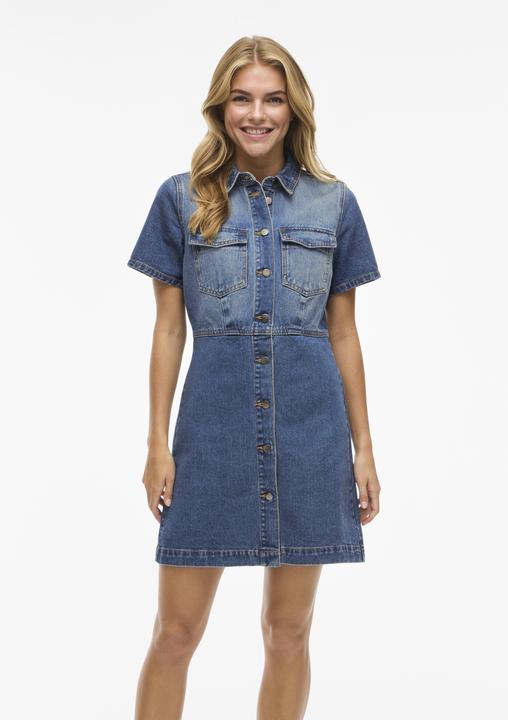 Produktbild Vila VIROMA Kurzärmeliges Jeanskleid (34)
