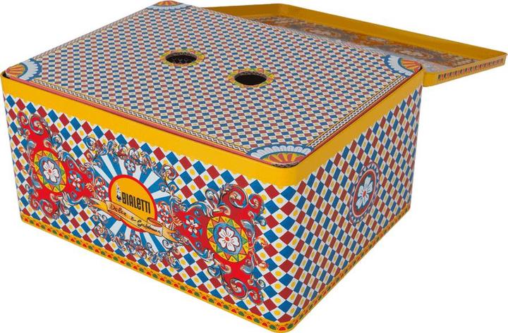 Produktbild Bialetti Espressokocher Dolce & Gabbana rot/klein gemustert (3 Tassen)