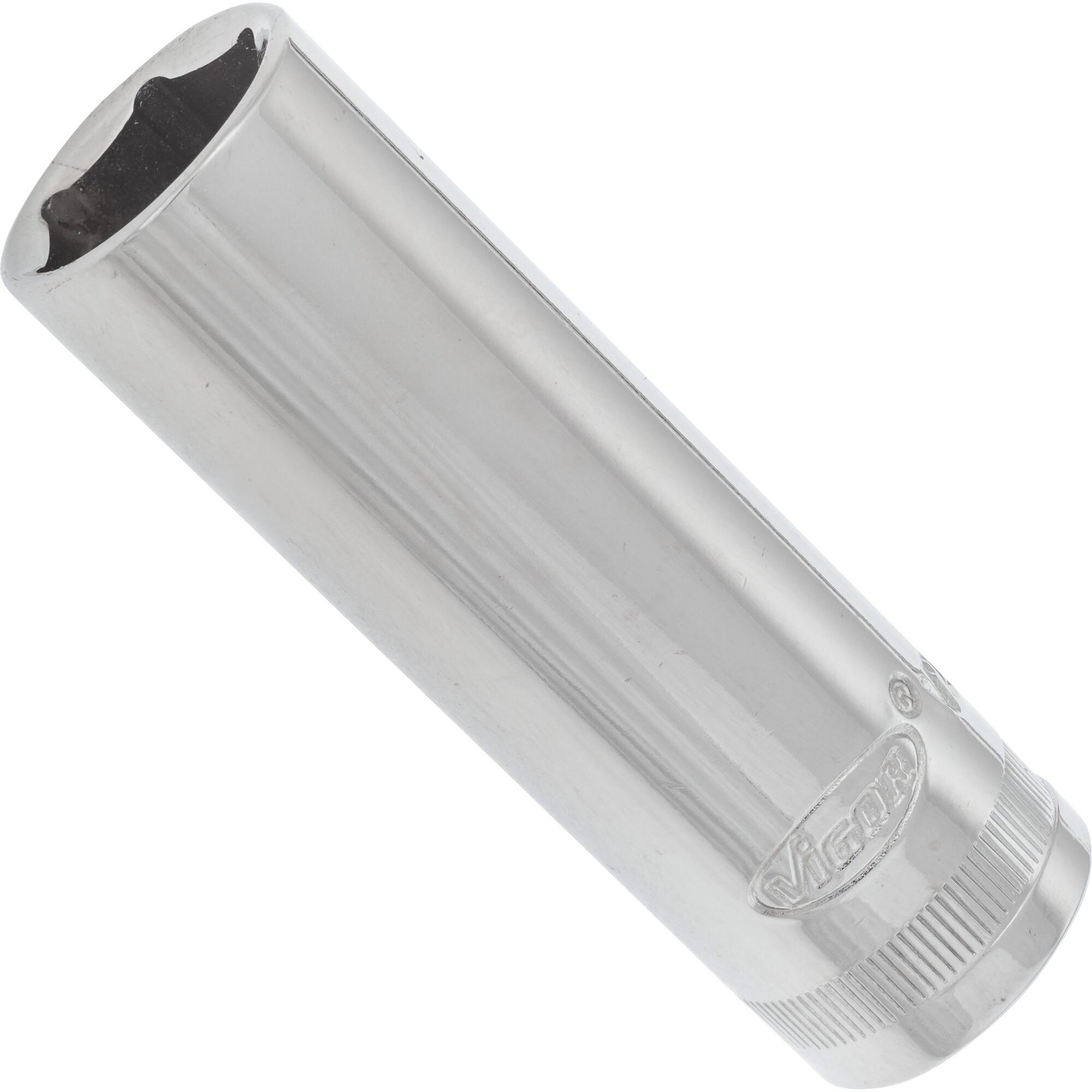 Vigor, Steckschlüssel + Stecknuss, STECKSCHLÜSSEL-EINSATZ 1/2" SW 17 LANG (17 mm)