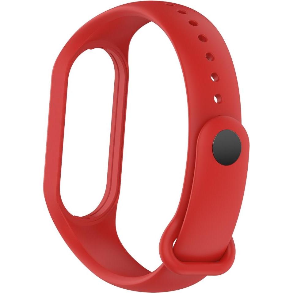 Thumbnail - Screenguard Xiaomi Smart Band 7 Silicone Strap Ersatzarmband (Silikon, Xiaomi Smart Band 7), Uhrenarmband, Rot