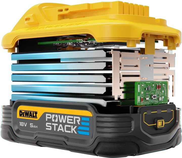Productafbeelding DeWalt 18V Powerstack vervangingsaccu DCBP518H2 met 5,0Ah | Set van 2 (18 V)