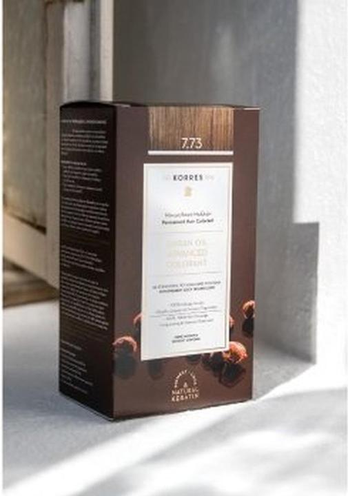 Actual product image Korres Argan Oil Hair Color (7.73 Golden Moca)