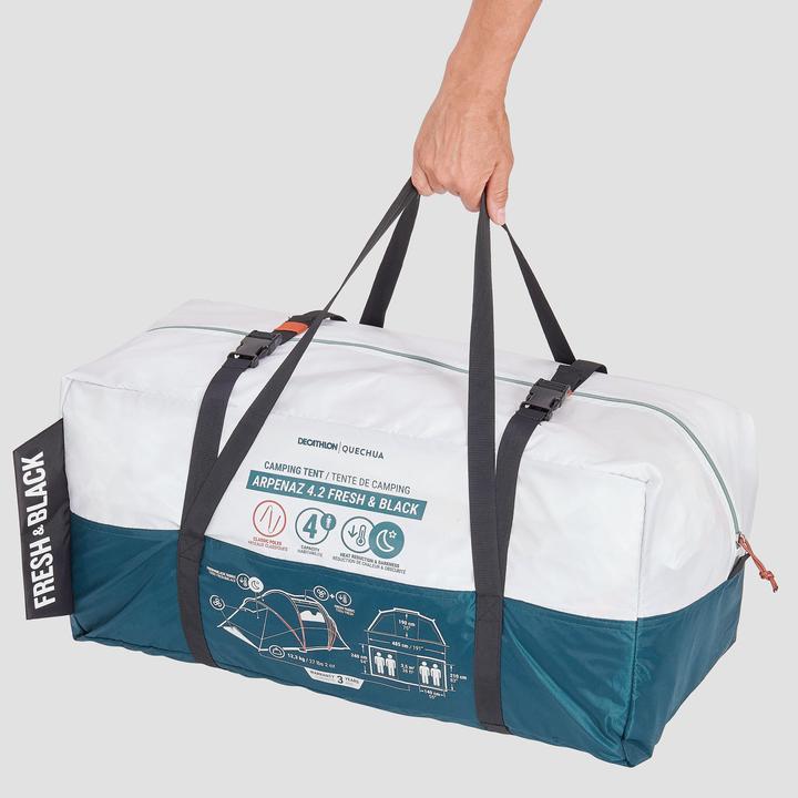 Immagine prodotto Quechua ARPENAZ 4 2 FB (Tenda gonfiabile, 12.50 kg, 4 persone)