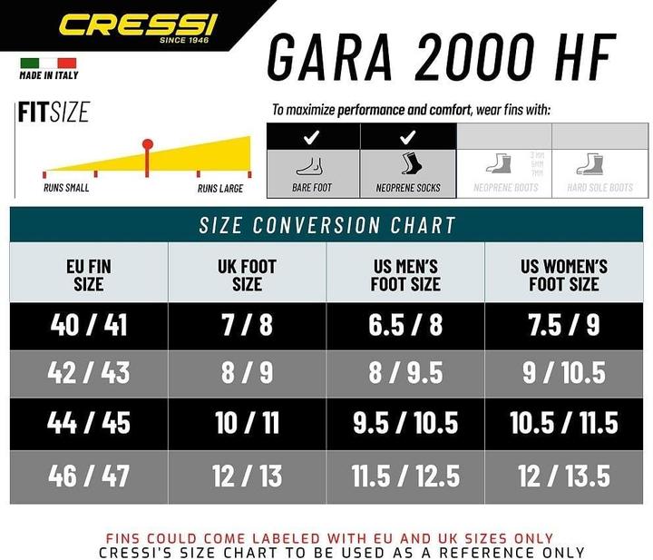 Immagine prodotto Cressi Gara 2000 (44 - 45)