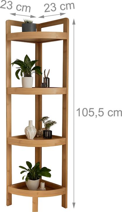 Image du produit Relaxdays Eckregal (23 x 23 x 105.5 cm)