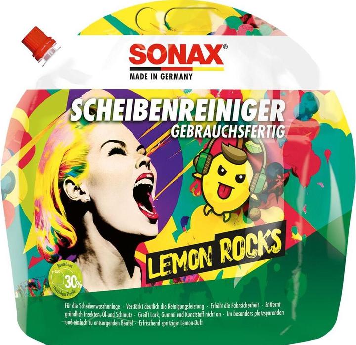 Sonax Ready-to-use windscreen cleaner Lemon Rocks 3 l (3 l)