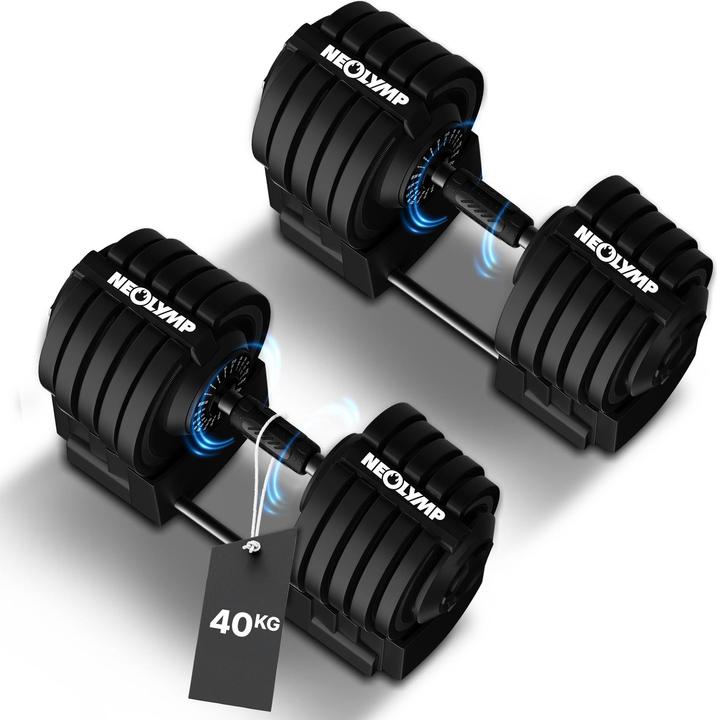 Neolymp Kurzhantel verstellbar (2-24 kg)