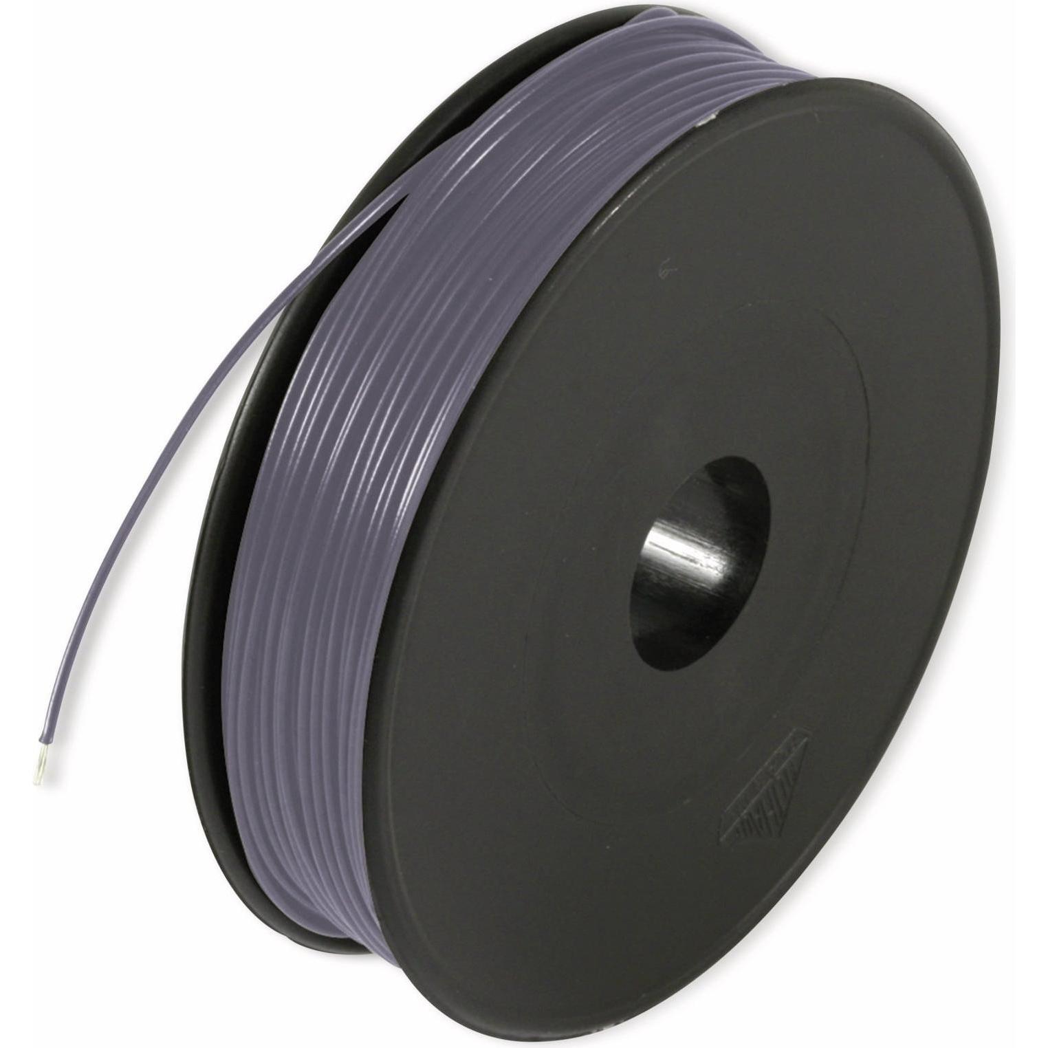 Eneroid, Kabelleitung, Schaltlitze LiYv, 0,14 mm², 25m Spule, grau (25 m)