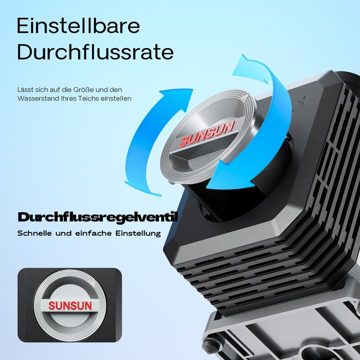 Produktbild SunSun CTP-8000 SuperECO 8000 l/h / 70 W Teichpumpe Filterpumpe Bachlaufpumpe