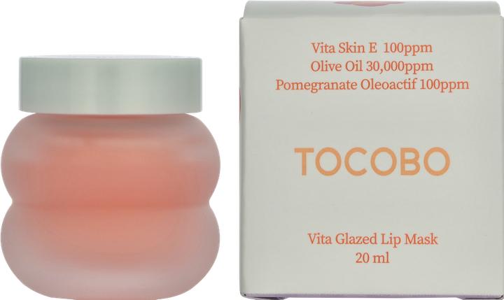 Image du produit Tocobo Vita Glazed Lip Mask 20ml Soin hydratant de nuit pour les lèvres (Baume à lèvres, 20 ml)