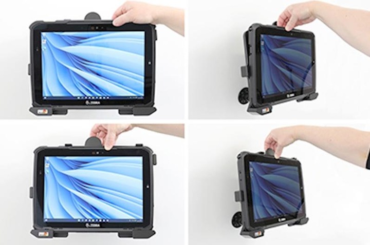 Actual product image Brodit 710301 Device holder Zebra ET80/ET85