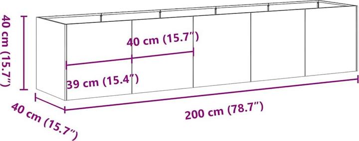 Produktbild vidaXL Pflanzgefäss