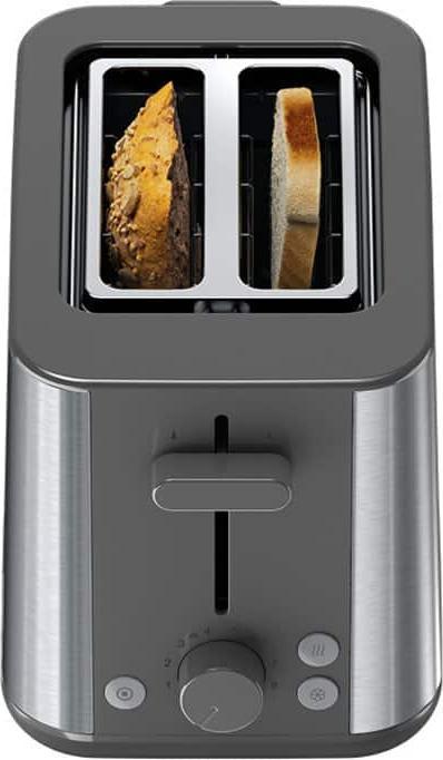 Actual product image Braun Toaster PurShine HT 1510 GY (edelstahl/grau, 900 Watt, f?r 2 Scheiben Toast)