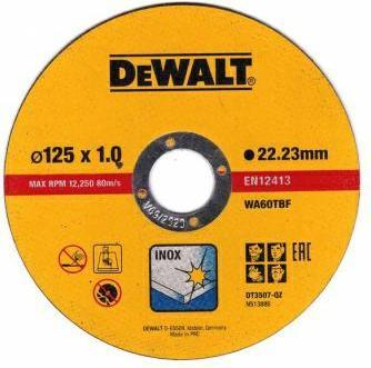 Image du produit DeWalt THIN FAST CUT 125X1X22.23MM (10XTIN)