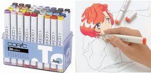 Actual product image Copic Basic Set (36 x)