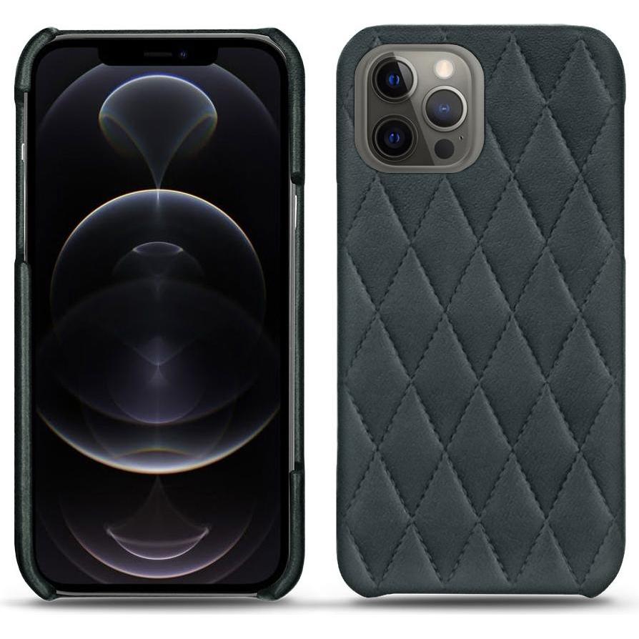 Noreve Lederschutzhülle (Apple iPhone 12 Pro Max), Smartphone Hülle, Blau