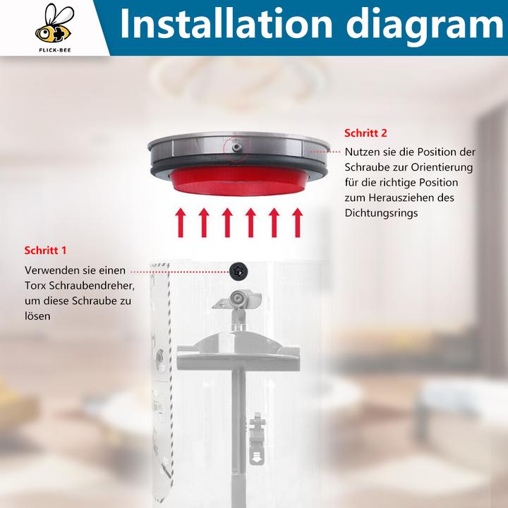 Image du produit Flickbee Joint de couvercle du bac à poussière Dyson V10