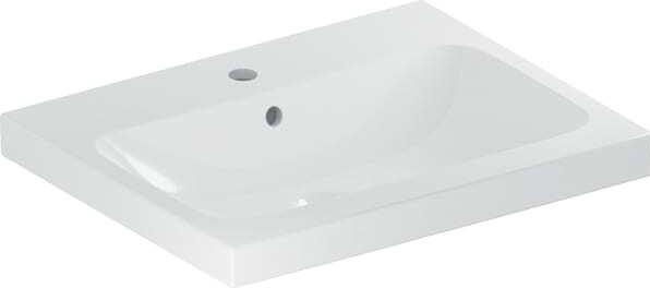 Geberit Waschtisch iCon Light 60 cm wei mit KeraTect Spezialglasur 501834002 (480 mm, 600 mm)